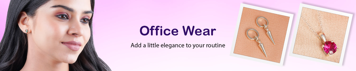 Office Wear Jewelry, Silver Jewelry