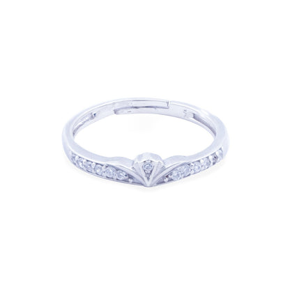 Silver Knight Band For Women