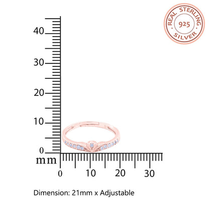 Rose Gold Knight Band For Women