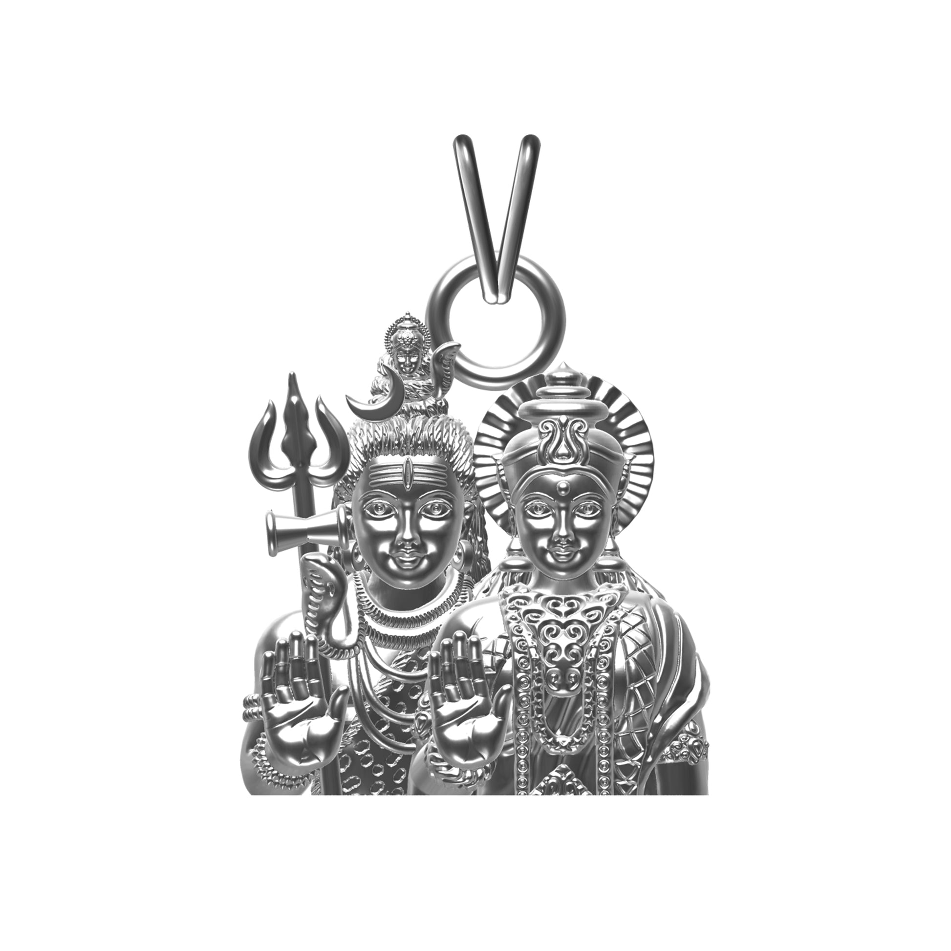 925 sterling Silver God Pendant 