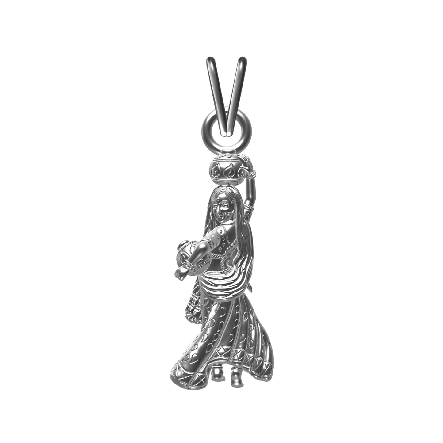 Silver Pure Silver Radha Gift Pendant