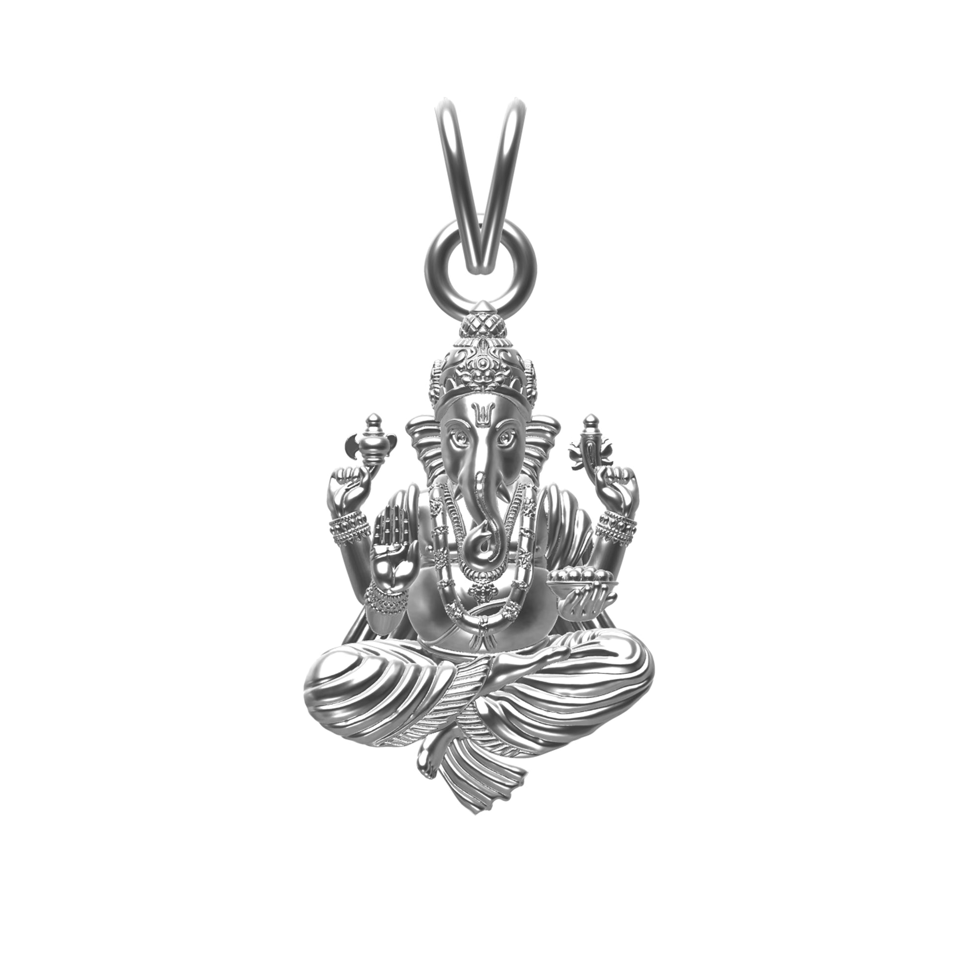 925 sterling Silver God Pendant 