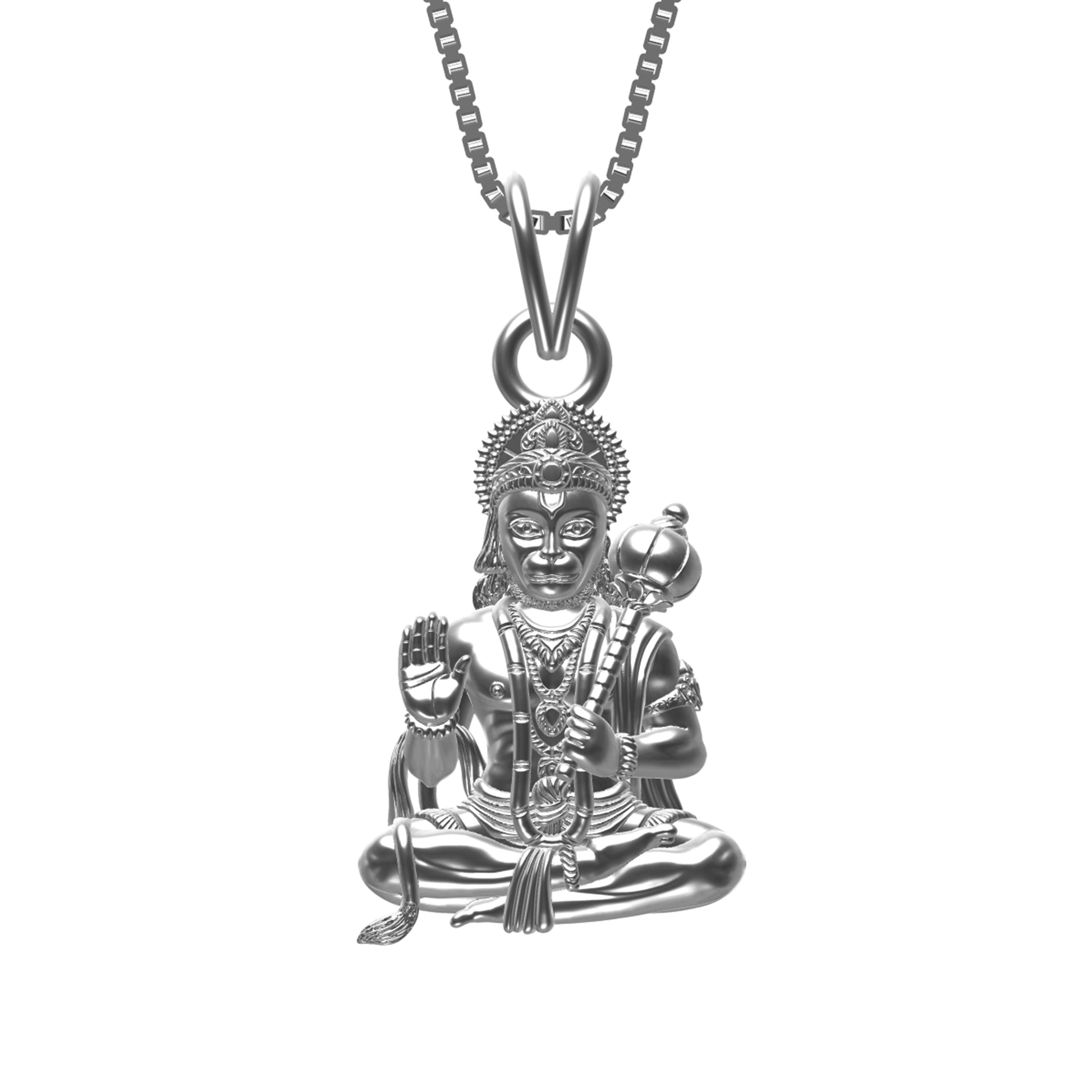 925 sterling Silver God Pendant 