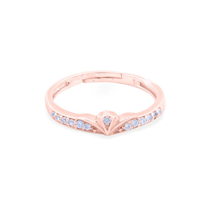 Rose Gold Knight Band For Women