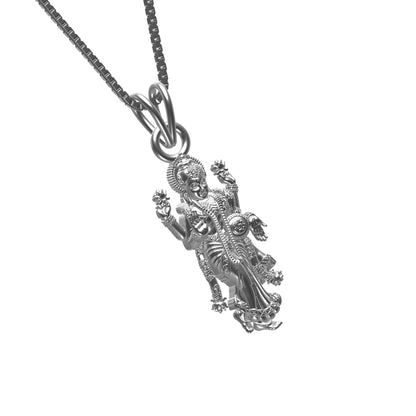 Silver Devi Laxmi God Pendant