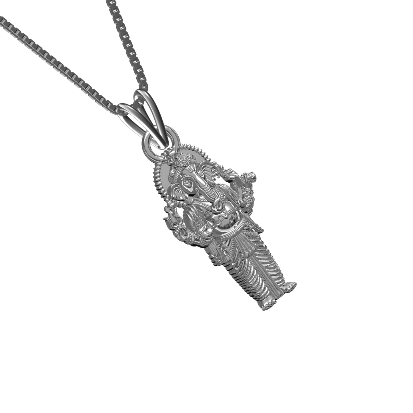 Silver Lord Ganesha Pendant