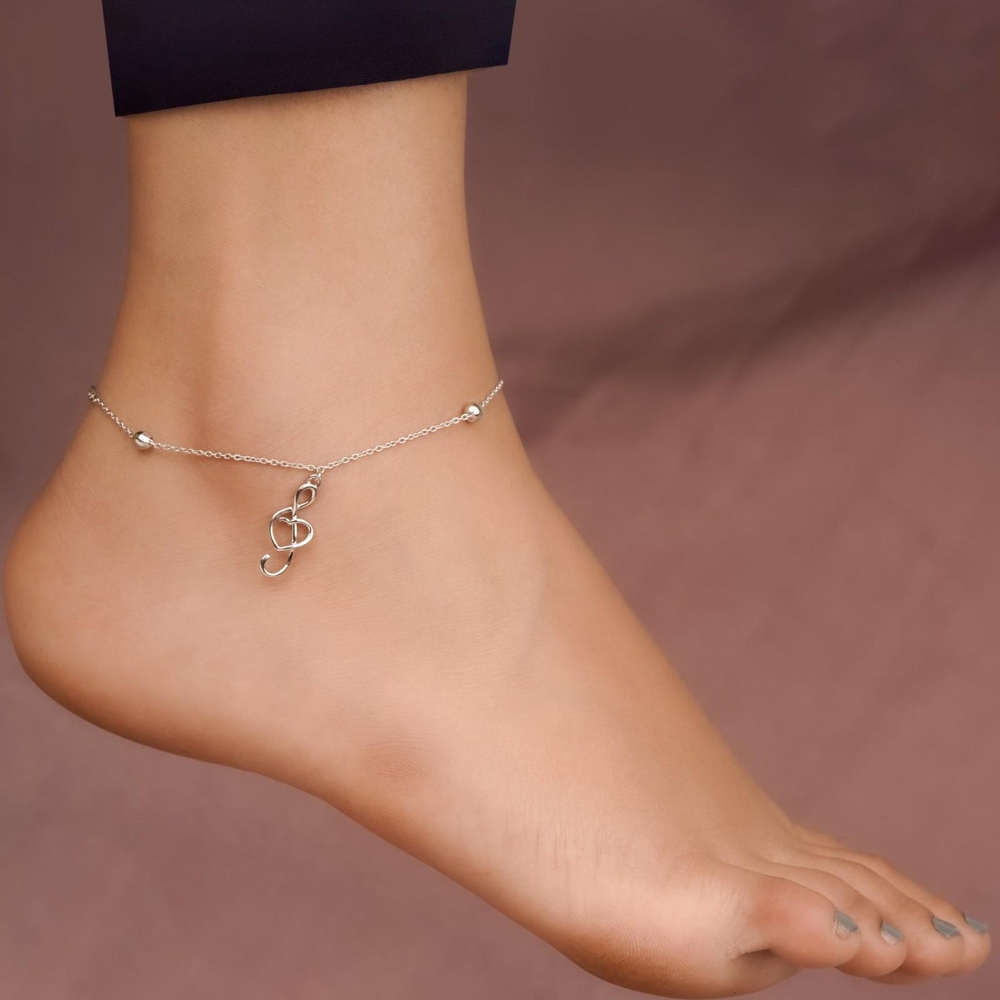 anklets for women sterling silver