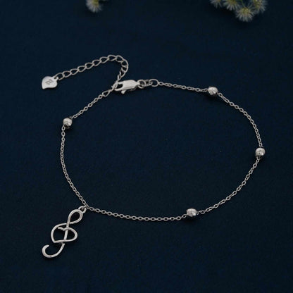 925 sterling silver anklets for women