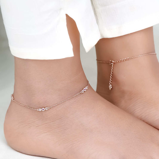 Silver Anklet For Women