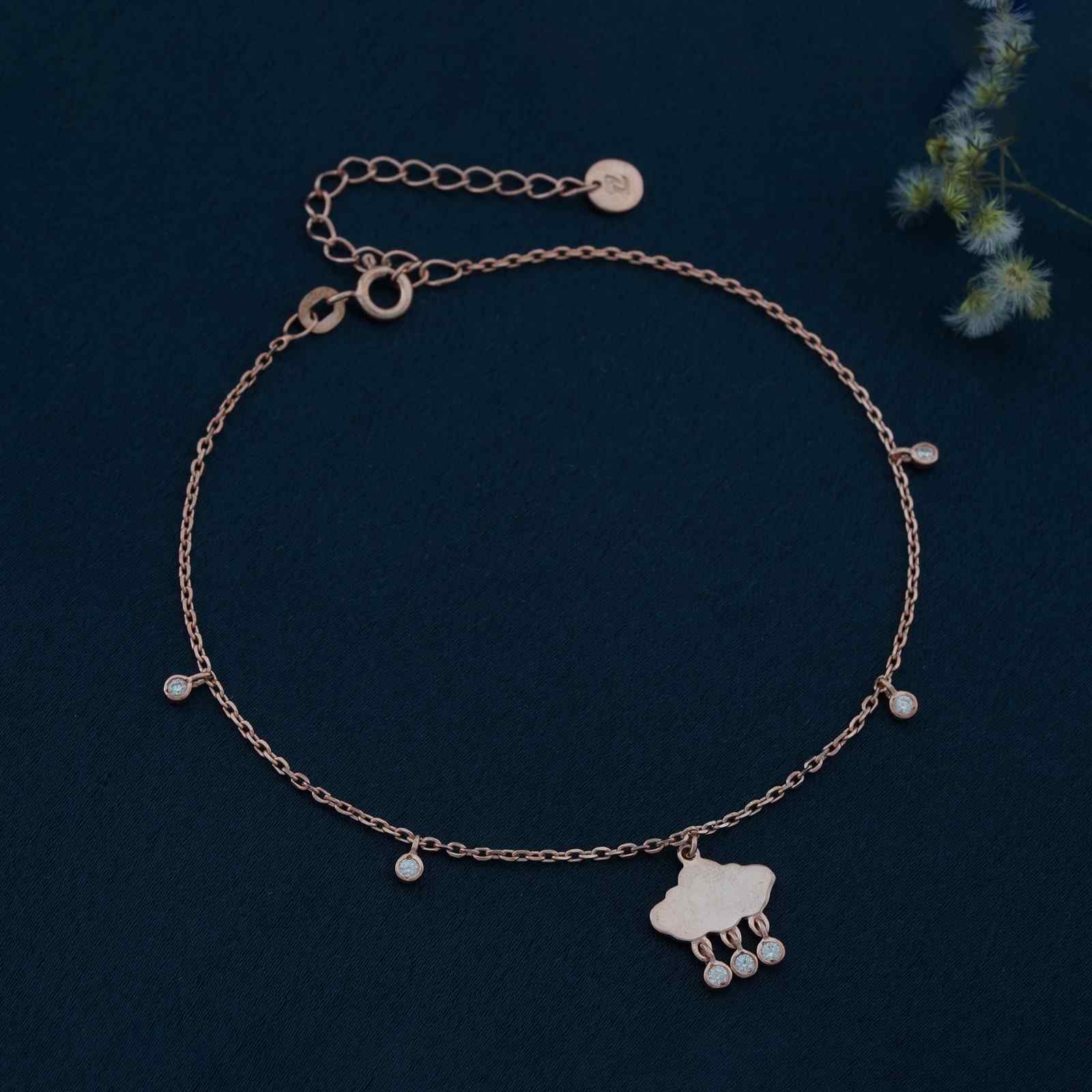 925 sterling silver anklets for women