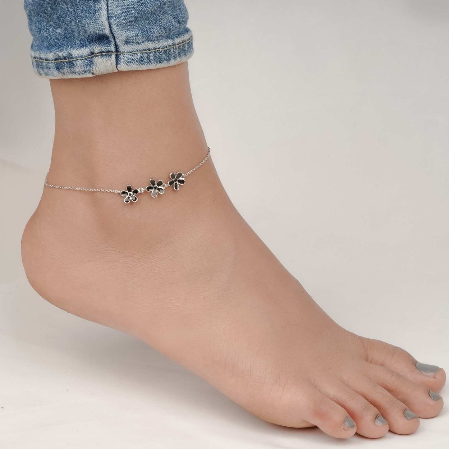 anklets for women sterling silver