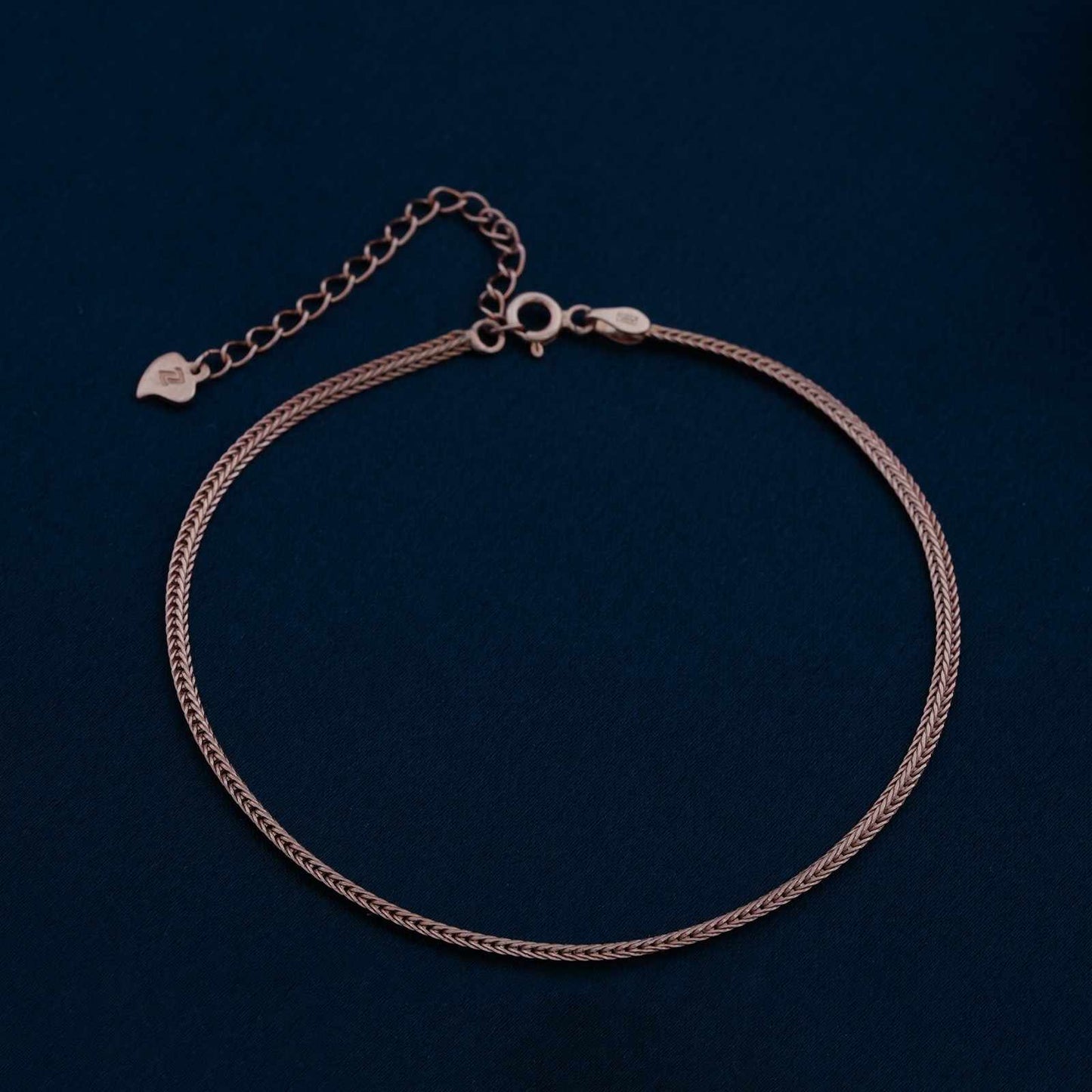 Rose Gold Snake Chain Classic Anklet