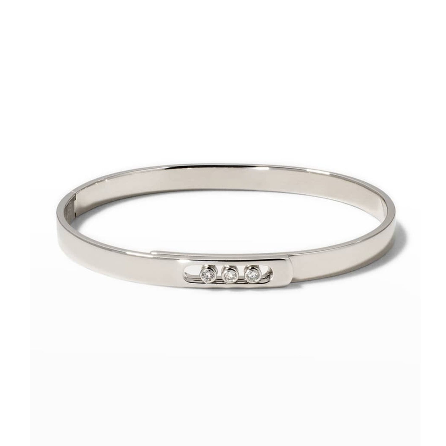 Silver Classic Radiance Bangle