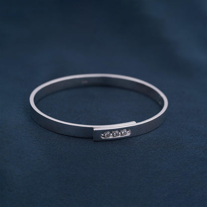 Silver Classic Radiance Bangle