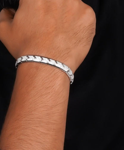 Silver Arrow Bracelet For Him