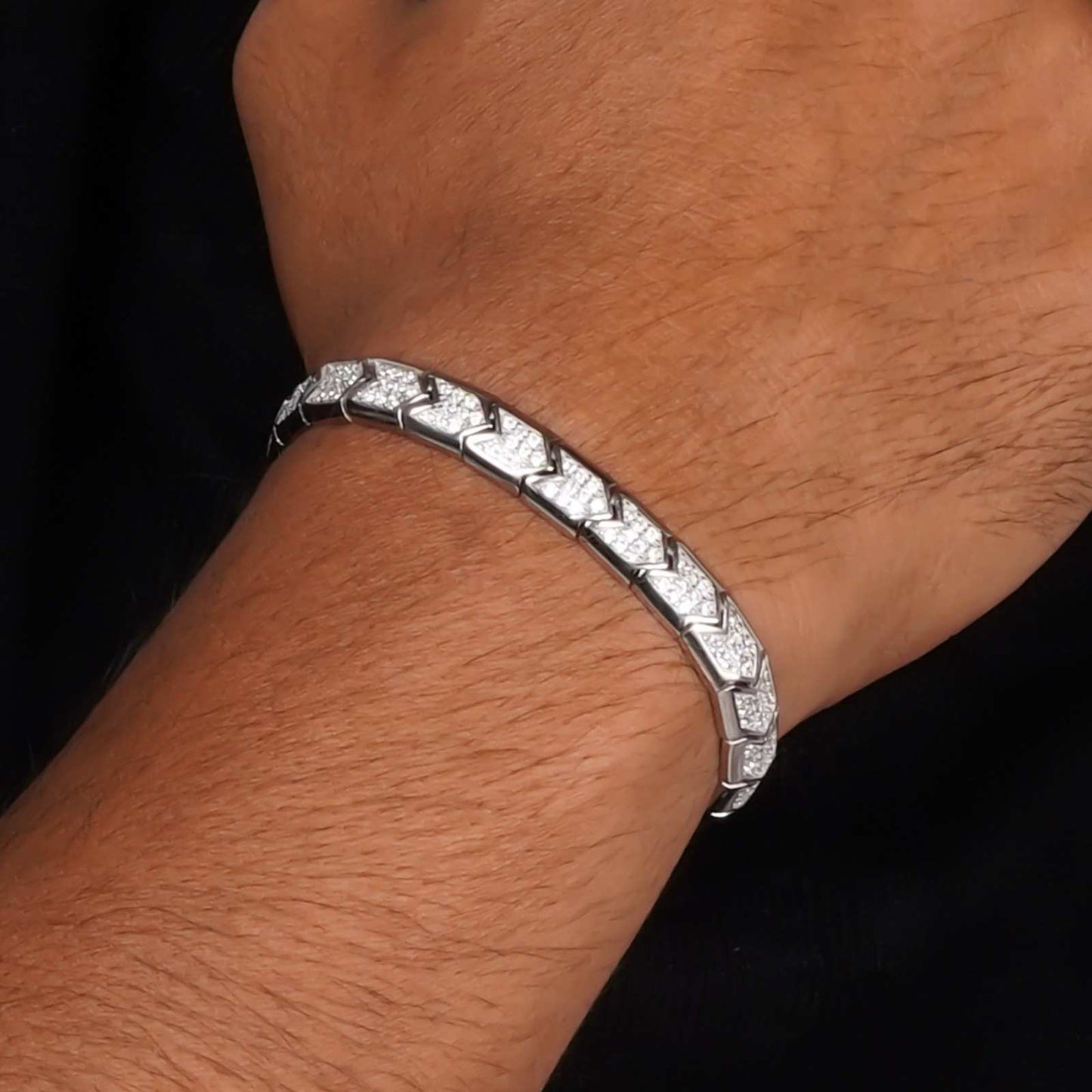 Silver Arrow Bracelet For Him