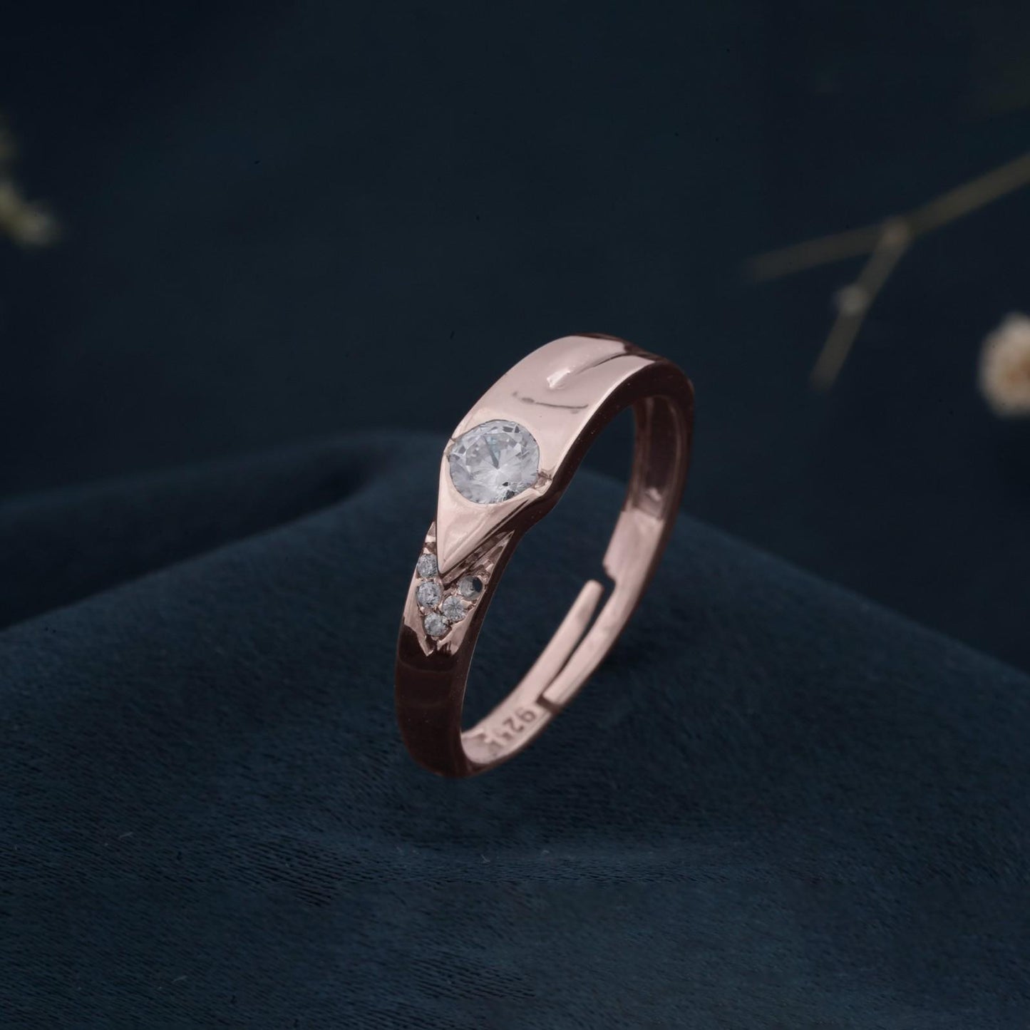 Rose Gold Love Unfold Band For Her