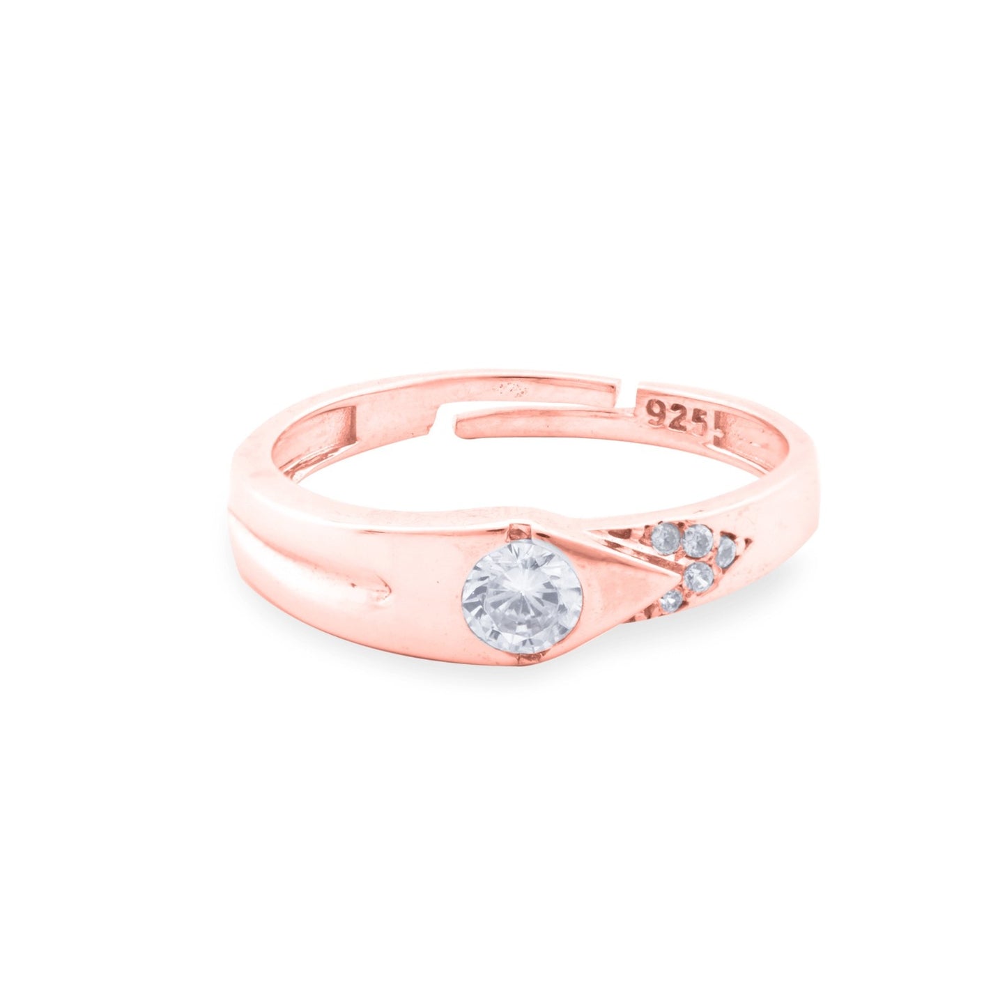 Rose Gold Love Unfold Band For Her