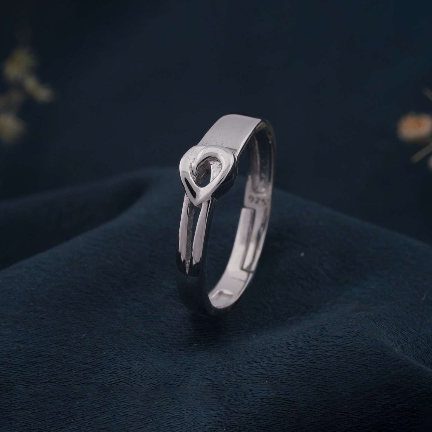 Silver Endless Love Ring For Him