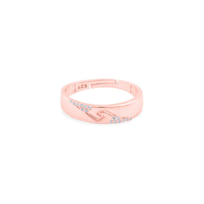 Rose Gold Vintage Women's Band Ring