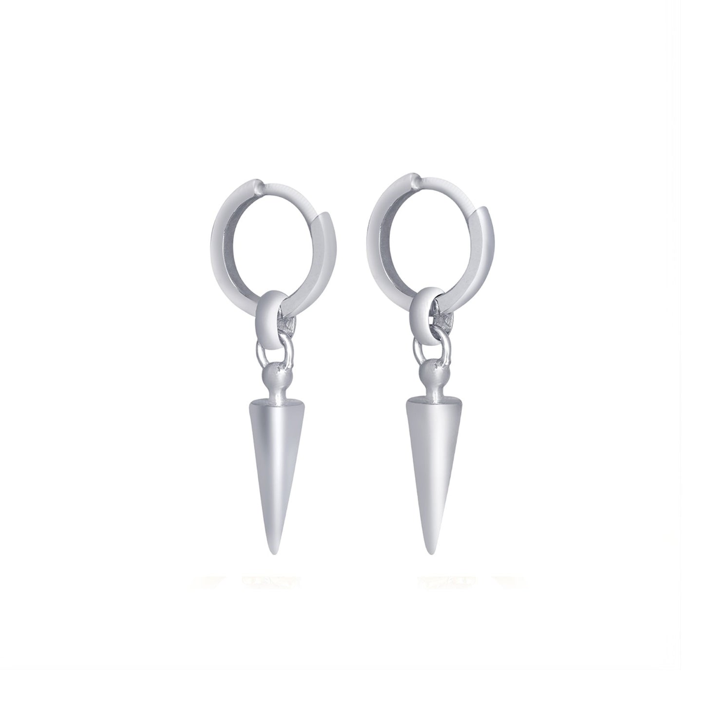 Silver Bullet Drop Men's Earrings