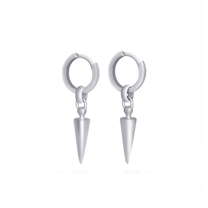 Silver Bullet Drop Men's Earrings