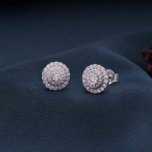 925 Silver Cluster Maya Studs