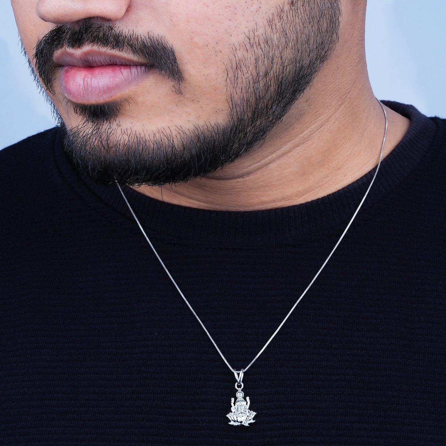 925 sterling Silver God Pendant 