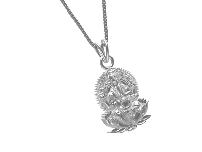 Silver God Shree Ganesha Pendant