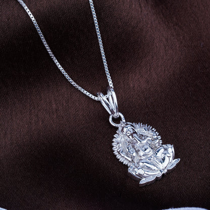 Silver Lord Ganesha Ganpati Pendant