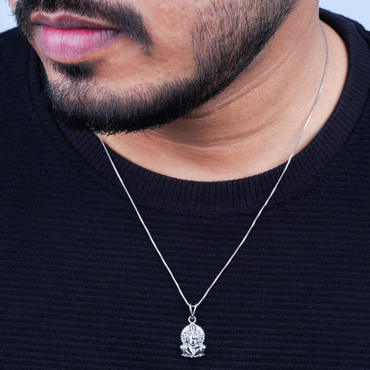 Silver Lord Ganesha Ganpati Pendant