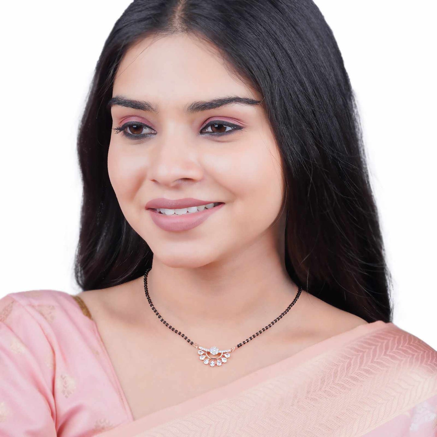 Rose Gold Sassy Mangalsutra For Wife