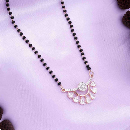 Rose Gold Sassy Mangalsutra For Wife