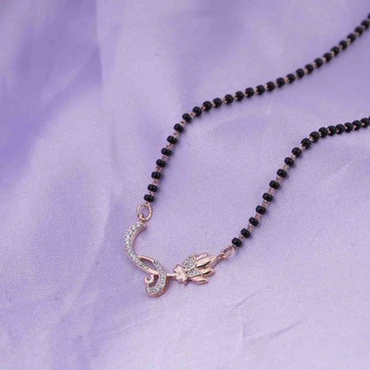 Rose Gold Floral Love Bond Mangalsutra