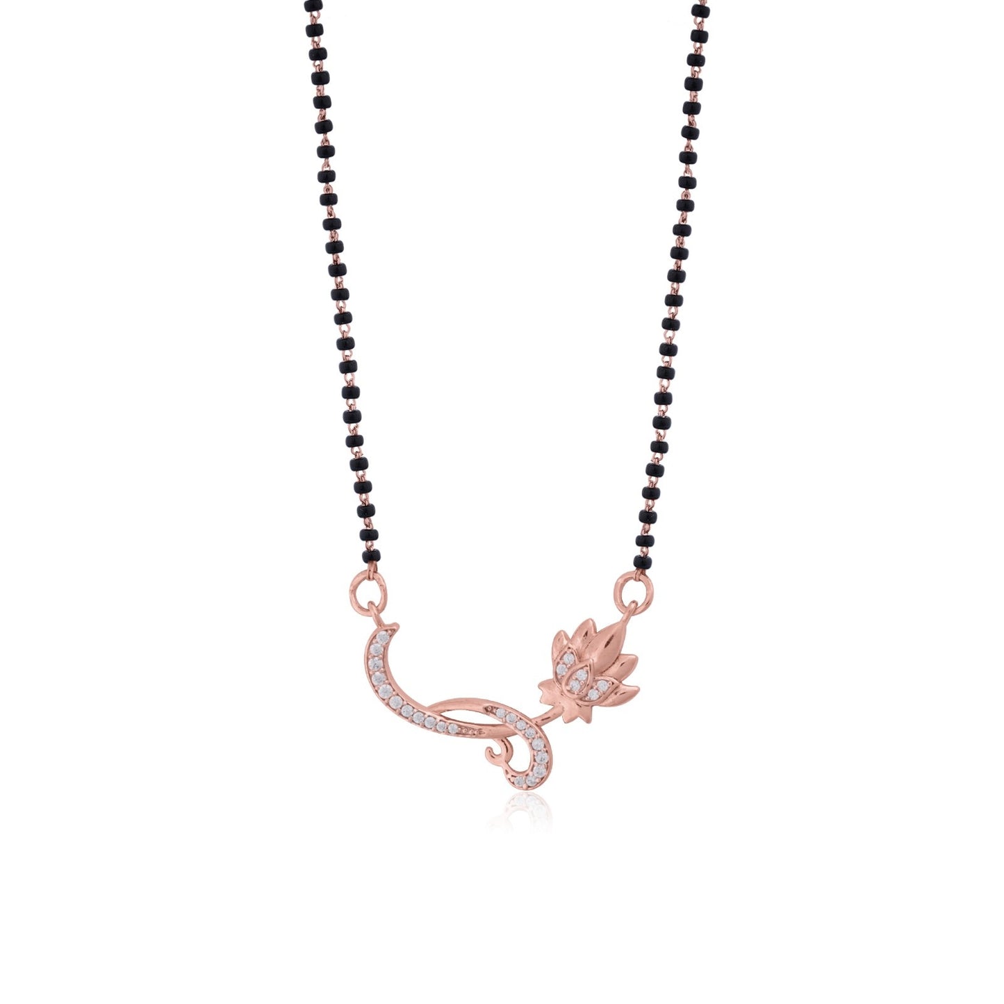 Rose Gold Floral Love Bond Mangalsutra