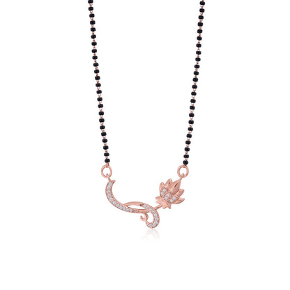 Rose Gold Floral Love Bond Mangalsutra