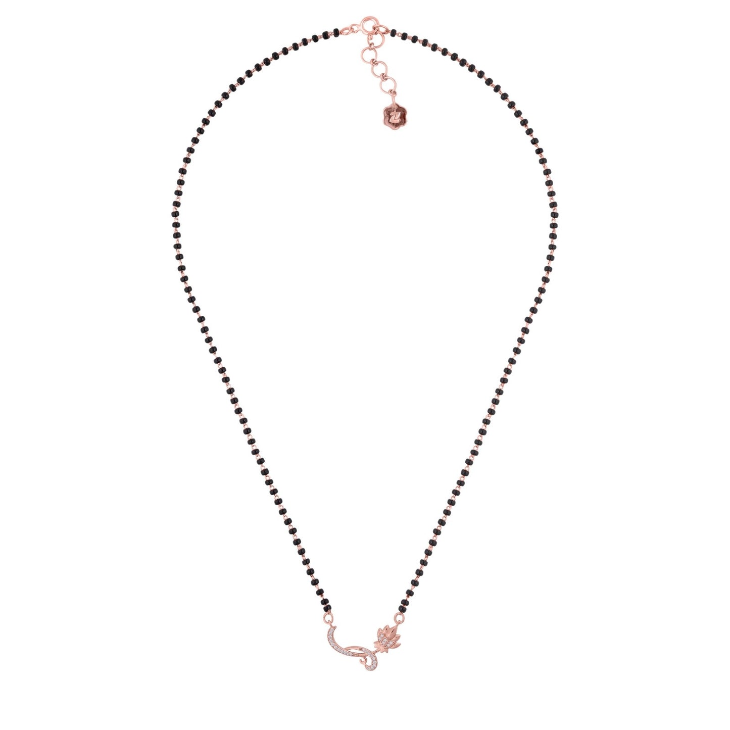 Rose Gold Floral Love Bond Mangalsutra