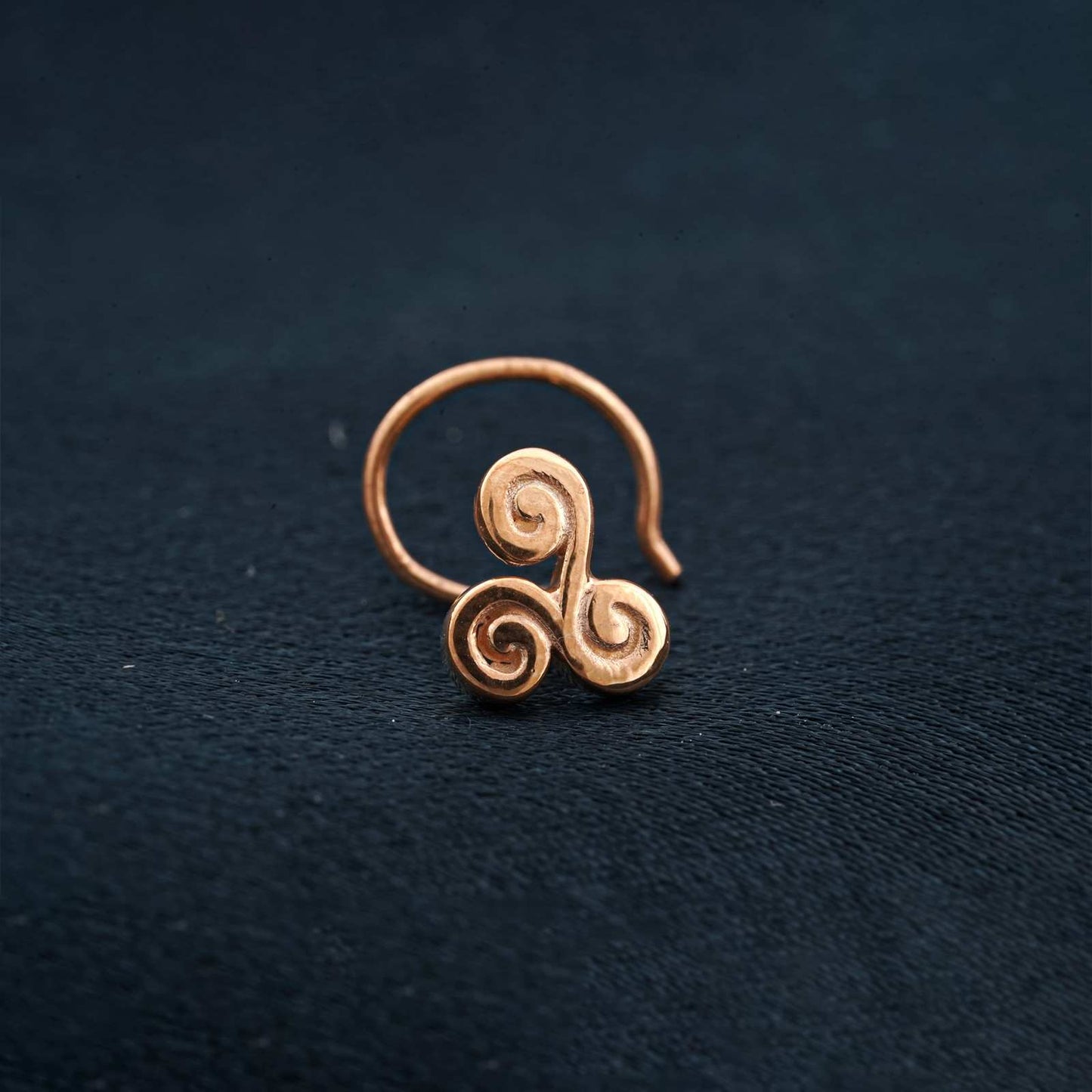 Triskelion Symbol Theme Nose Pin