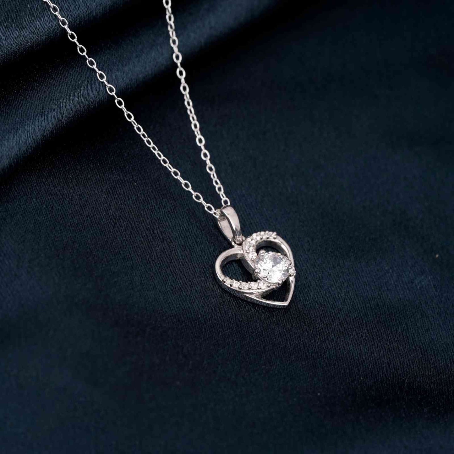 Sterling Silver Heart Love Pendant