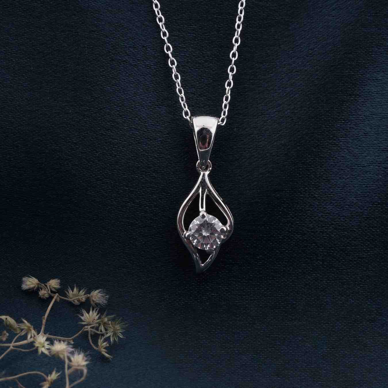 Sterling Silver Falling Dew Pendant