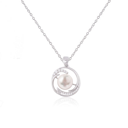 Silver Nature Soul Pearl Pendant