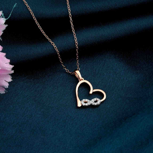 Rose Gold Infinity Pendant