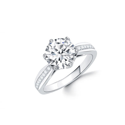 Silver Diamond Ring