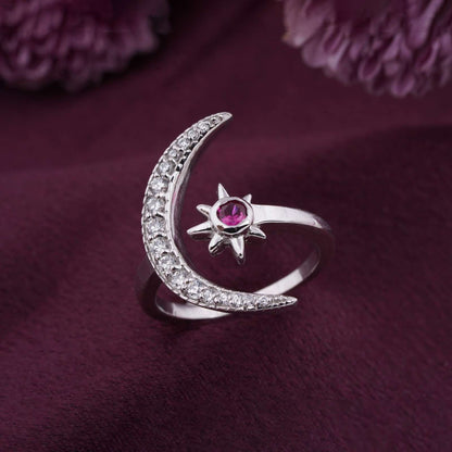 Silver Ruby Ring