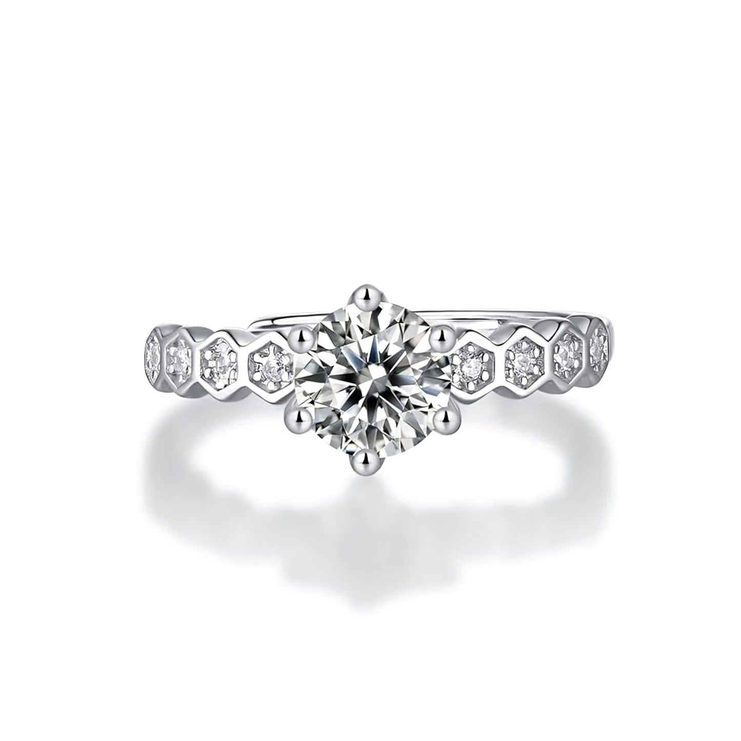 The Princess Solitaire 925 Silver Ring