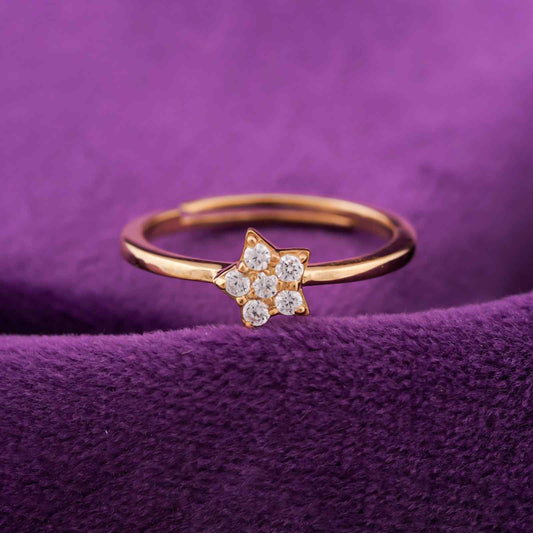 Golden Starry Stellar Ring