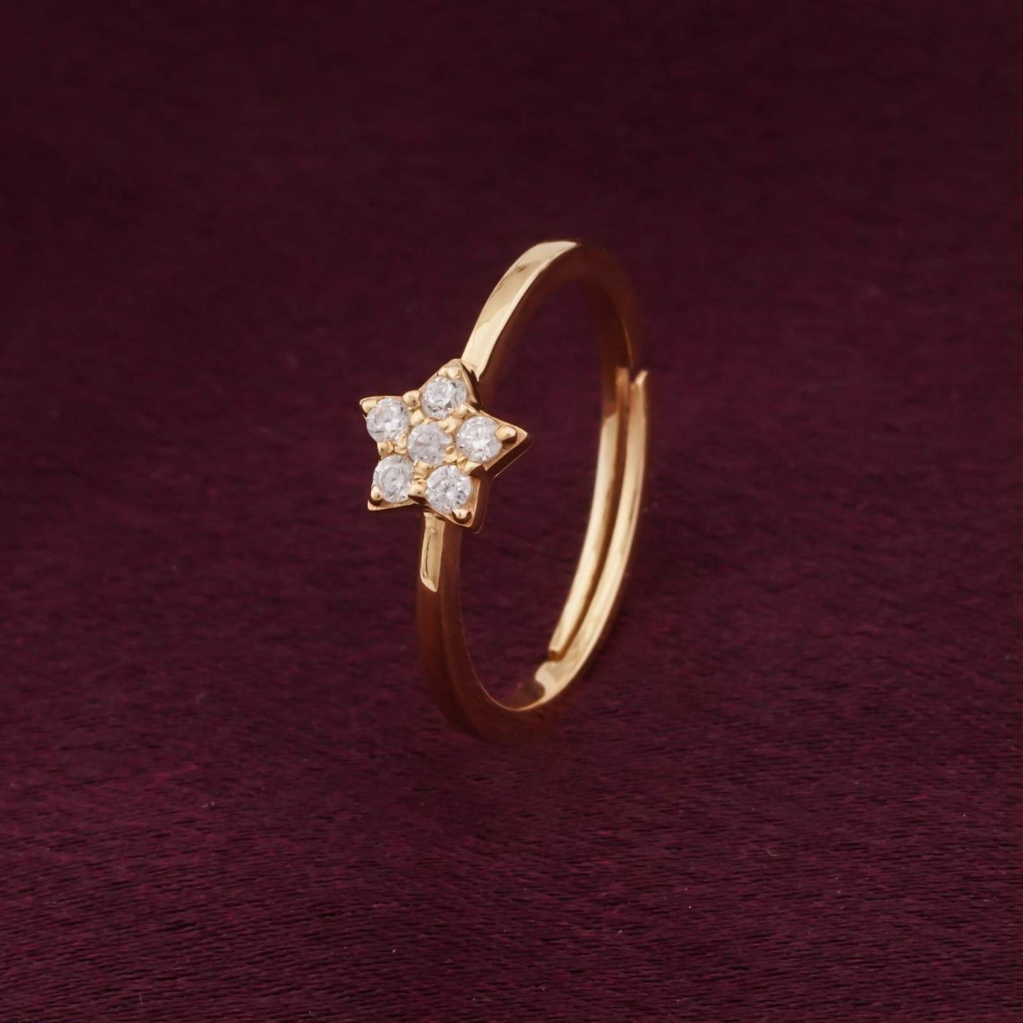 Golden Starry Stellar Ring