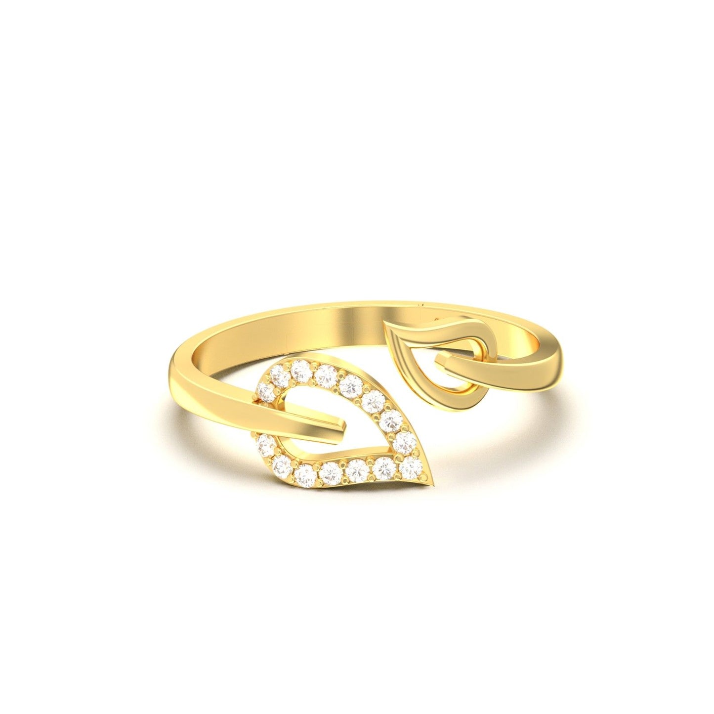 Leaf Design Promise Ring