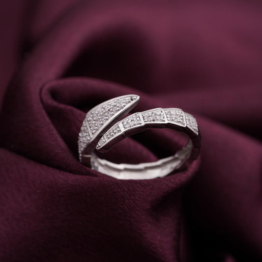 Silver Serpenti Viper Ring