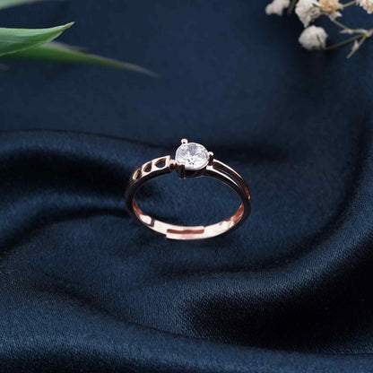 Rose Gold Solitaire Engagement Ring